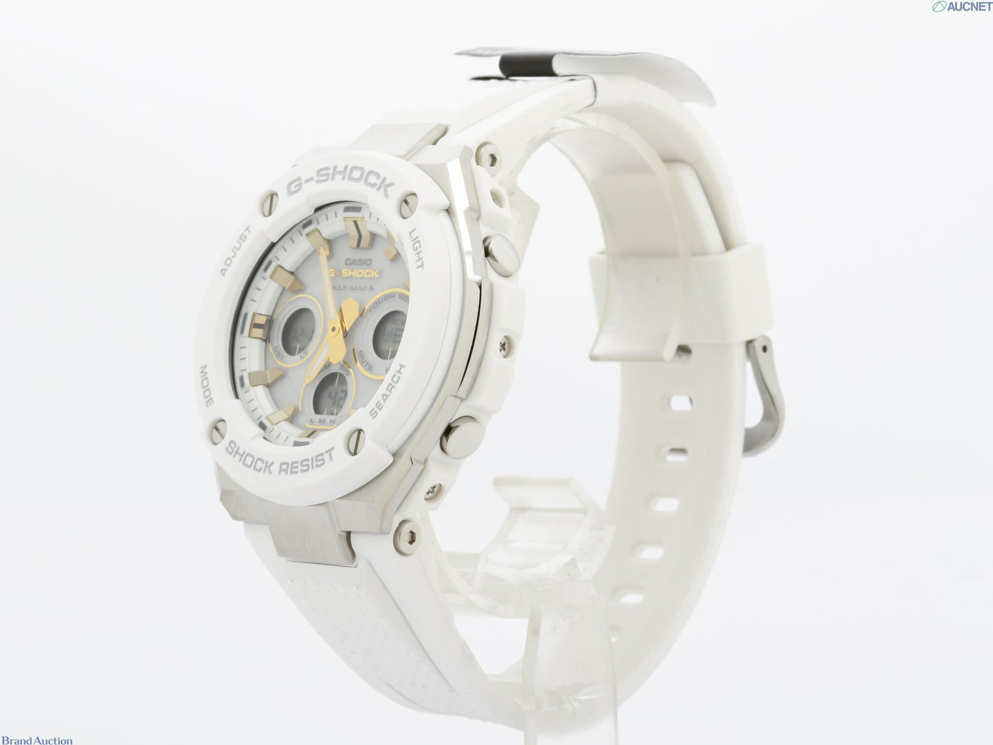 CASIO カシオ 時計 GSHOCK GSTEEL Mid Size Series GSTW3007AJF ホワイト 樹脂 ステンレススチール メンズ アナデジ 新品未使用展示品