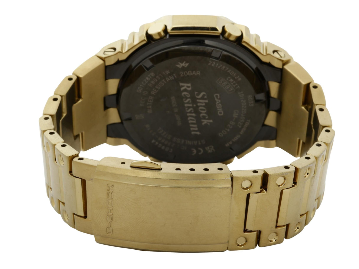 CASIO カシオ 時計 GSHOCK FULL METAL 2100 Series GMB2100GD9AJF ブラック ゴールド ステンレススチール メンズ アナデジ