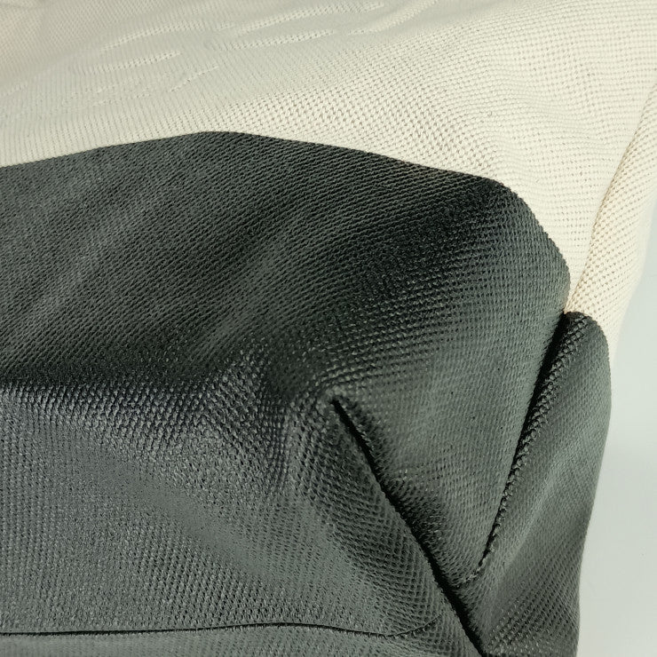 超美品 GUCCI グッチ トートバッグ エンボス ディテール付き キャンバス トートバッグ 782741 アイボリー系 ブラック系 キャンバス ユニセックス 2WAY ショルダーバッグ