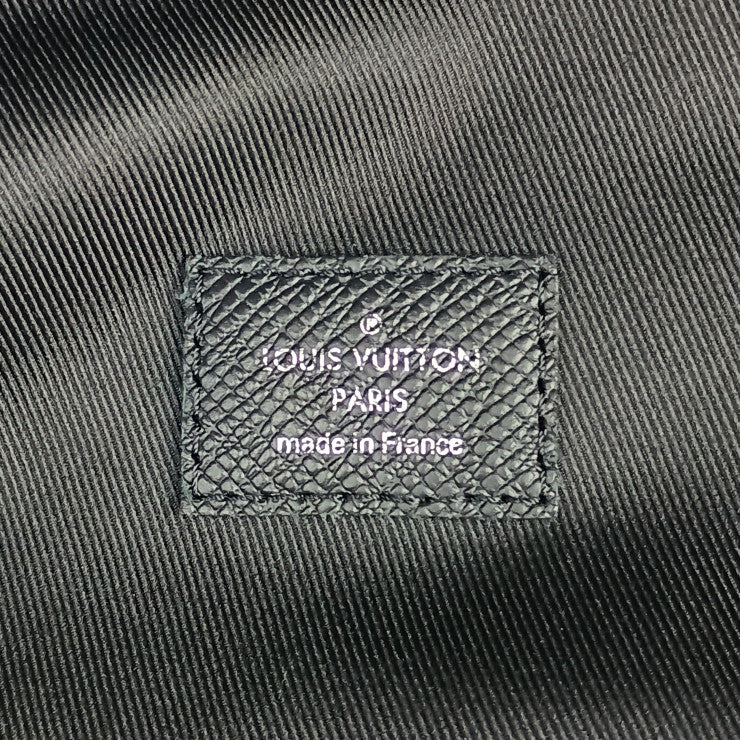 超美品 LOUIS VUITTON ルイ ヴィトン リュックサック ディスカバリー･バックパック M30230 ブラック グレー シルバー金具 タイガ･レザー モノグラム･エクリプス キャンバス メンズ タイガラマ