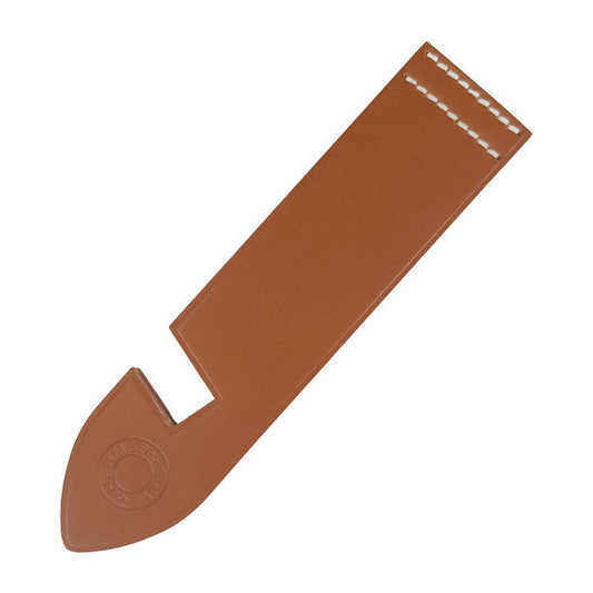 超美品 HERMES エルメス スマホスタンド セリエ アキレス スマートフォンスタンド - ブラウン レザー ユニセックス タブレットスタンド