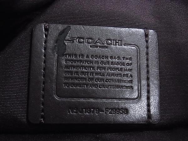 美品 COACH コーチ トートバッグ シグネチャー F29958 ベージュ ホワイト キャンバス レザー レディース ゴールド金具