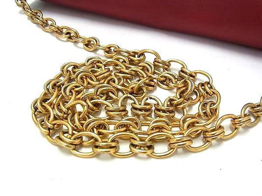 CHANEL シャネル ショルダーバッグ ココマーク - レッド ブラック ラムスキン レディース ハーフムーン チェーン ゴールド金具