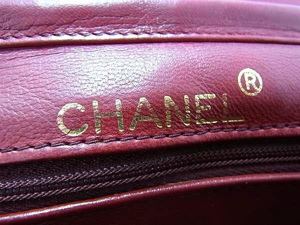 CHANEL シャネル ショルダーバッグ ココマーク - レッド ブラック ラムスキン レディース ハーフムーン チェーン ゴールド金具