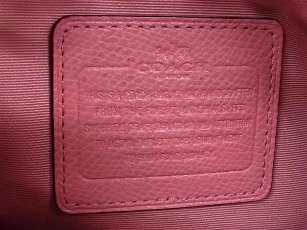 美品 COACH コーチ ハンドバッグ - F34067 ピンク レザー レディース 2WAY