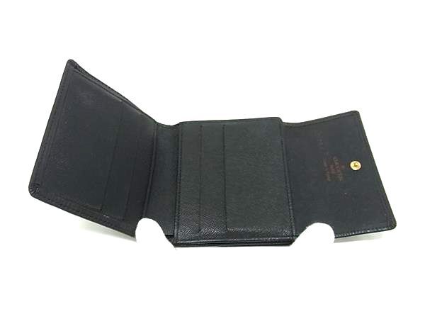 LOUIS VUITTON ルイヴィトン 財布 ポルトモネ ビエ カルトクレディ M63482 ブラック エピ レディース 三つ折り ゴールド金具