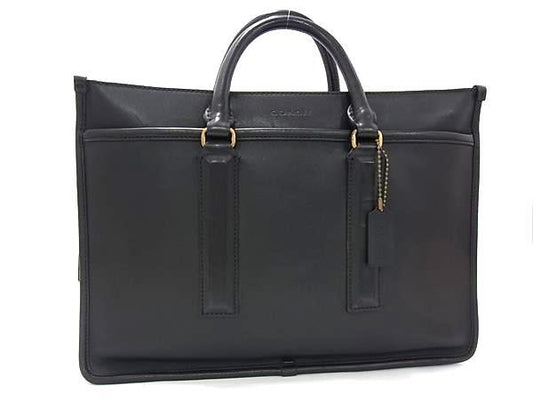 COACH コーチ ビジネスバッグ レガシー 70723 ブラック レザー メンズ