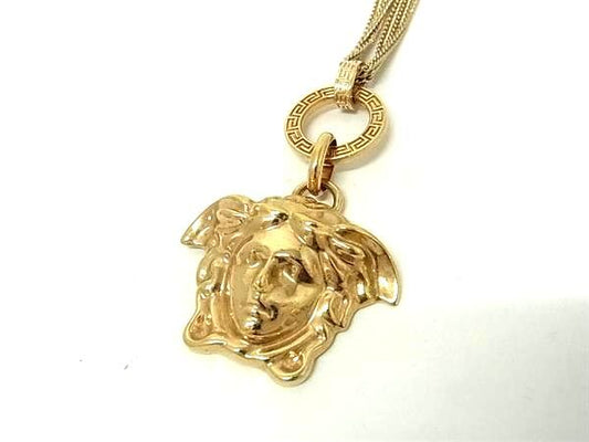 VERSACE ヴェルサーチェ ネックレス メデューサ - ゴールド メタル ユニセックス 3連