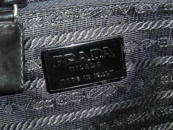 PRADA プラダ ハンドバッグ - ボルドー ブラック パテントレザー レディース シルバー金具