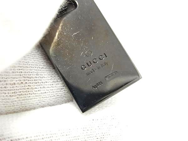 GUCCI グッチ ネックレス ディアマンテ 341899 ガンメタ ブラック SV925 ユニセックス