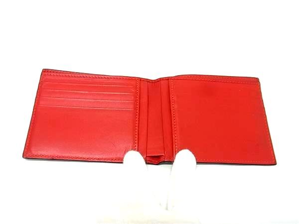 Christian Louboutin クリスチャンルブタン 財布 - - ブラック レッド レザー メンズ 二つ折り 財布