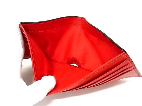 Christian Louboutin クリスチャンルブタン 財布 - - ブラック レッド レザー メンズ 二つ折り 財布