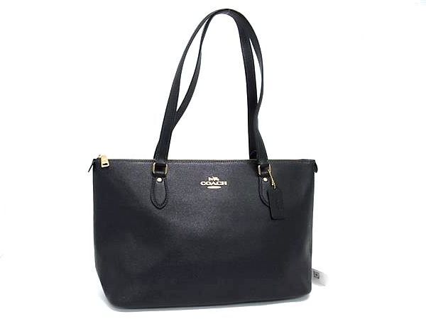 COACH コーチ トートバッグ - CH285 ブラック レザー レディース ゴールド金具 超美品