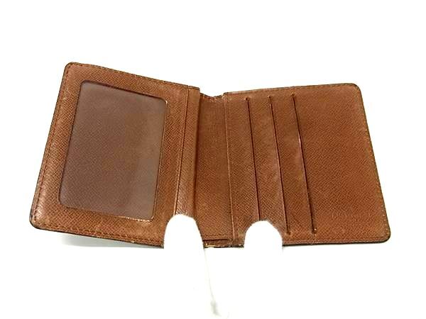 LOUIS VUITTON ルイヴィトン 財布 モノグラム ポルトビエ カルト ブルー M60905 ブラウン PVC レザー ユニセックス 二つ折り 財布