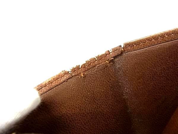 LOUIS VUITTON ルイヴィトン 財布 モノグラム ポルトビエ カルト ブルー M60905 ブラウン PVC レザー ユニセックス 二つ折り 財布