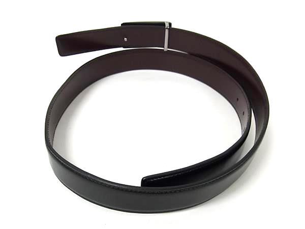 GUCCI グッチ ベルト Ｇロゴ 124691 ブラック ブラウン レザー レディース シルバー金具 美品