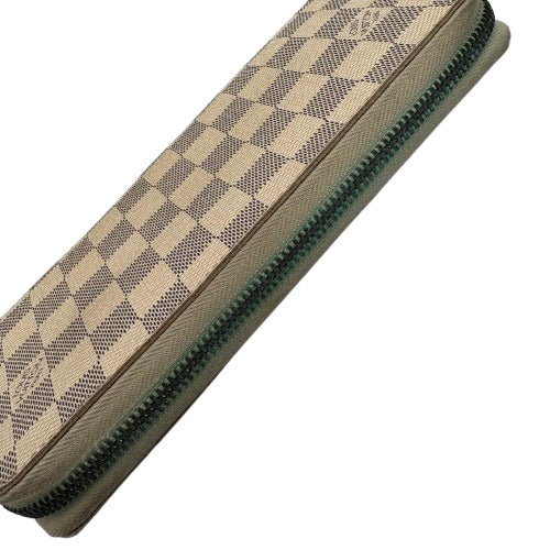 LOUIS VUITTON ルイヴィトン 財布 ダミエアズール ジッピーオーガナイザー N60012 アズール PVC レザー ユニセックス ラウンドファスナー 長財布