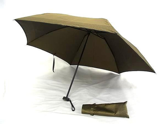 FENDI フェンディ 傘 ズッカ柄 折り畳み傘 - カーキ系 ポリエステル レディース ヴィンテージ 美品