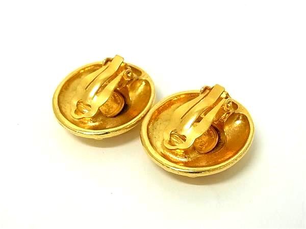 CHANEL シャネル イヤリング ココマーク クリップ式 イヤリング - ゴールド メタル レディース ヴィンテージ 美品