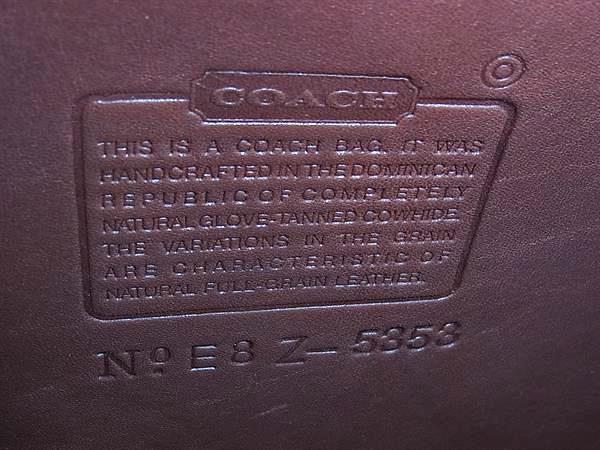 COACH コーチ ビジネスバッグ オールドコーチ ブリーフケース 5353 ブラウン系 グラブタンカウハイドレザー メンズ 2WAY ショルダーバッグ ゴールド金具