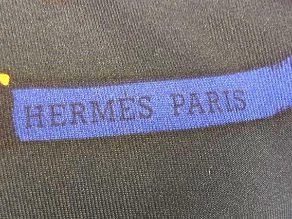 HERMES エルメス スカーフ カレ90 Petite main お針子さん - ブラック系 マルチカラー シルク100% レディース 美品