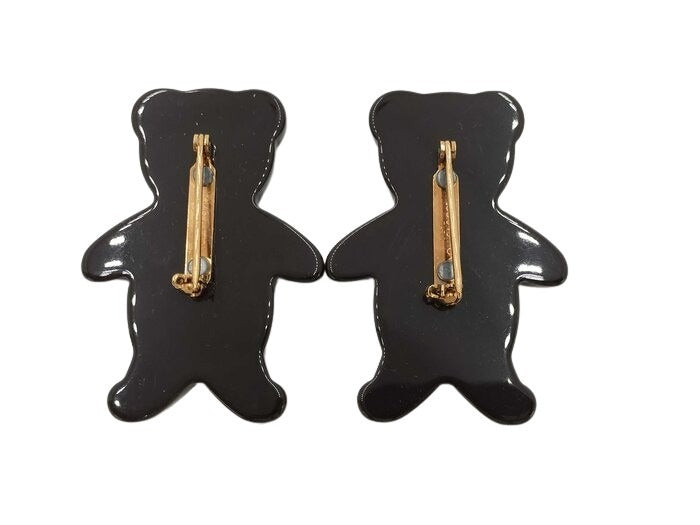 LOUIS VUITTON ルイヴィトン ブローチ ブロッシュエバングルヌリス M64939 ブラウン プラスチック ユニセックス 美品