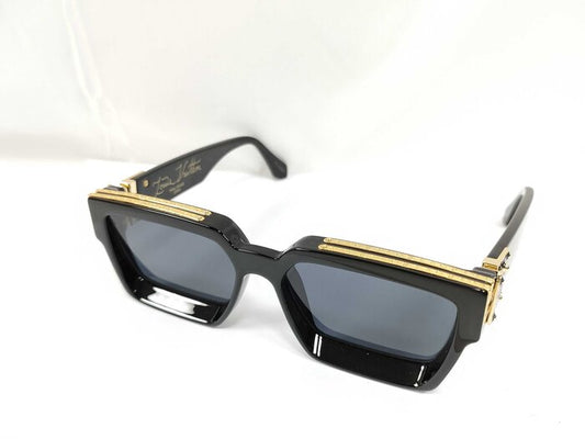 LOUIS VUITTON ルイヴィトン サングラス サングラス･1.1 ミリオネア Z1165E ブラック アセテート ステンレス ユニセックス LVイニシャル スクエアシェイプ 新品未使用展示品