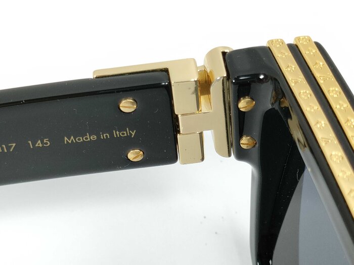 LOUIS VUITTON ルイヴィトン サングラス サングラス･1.1 ミリオネア Z1165E ブラック アセテート ステンレス ユニセックス LVイニシャル スクエアシェイプ 新品未使用展示品