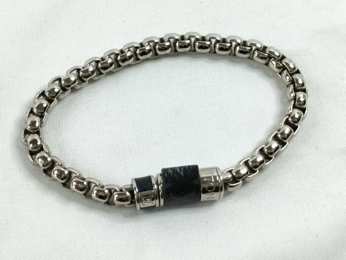 LOUIS VUITTON ルイヴィトン ブレスレット ブレスレット・チェーン モノグラム・エクリプス M62592 シルバー メタル ユニセックス