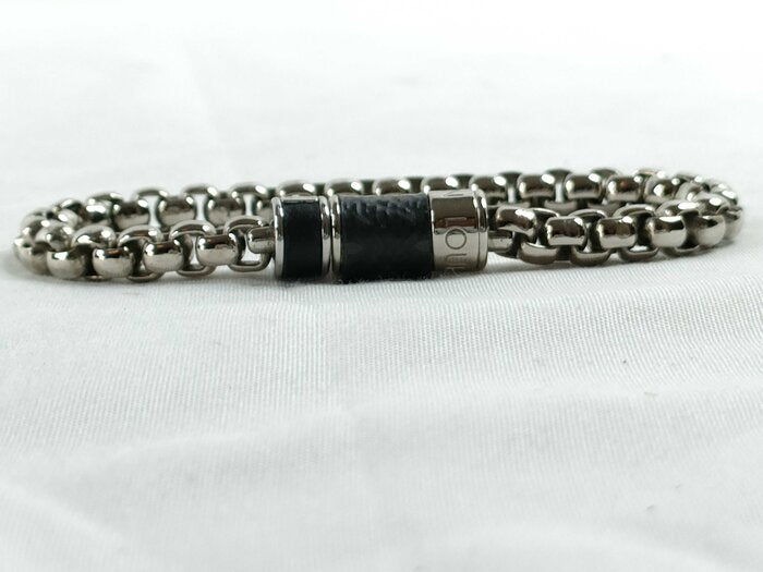 LOUIS VUITTON ルイヴィトン ブレスレット ブレスレット・チェーン モノグラム・エクリプス M62592 シルバー メタル ユニセックス