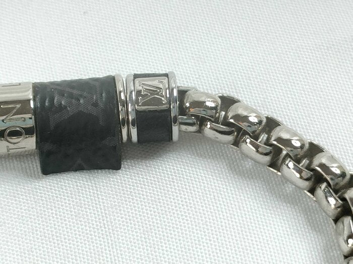 LOUIS VUITTON ルイヴィトン ブレスレット ブレスレット・チェーン モノグラム・エクリプス M62592 シルバー メタル ユニセックス