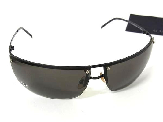 GUCCI グッチ サングラス GGロゴ GG2653/STRASS ブラック クリアブラウン プラスチック ユニセックス ラインストーン 美品