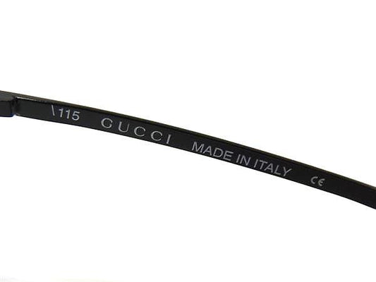 GUCCI グッチ サングラス GGロゴ GG2653/STRASS ブラック クリアブラウン プラスチック ユニセックス ラインストーン 美品