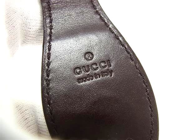 GUCCI グッチ マネークリップ グッチシマ 199928 ブラウン レザー ユニセックス 美品