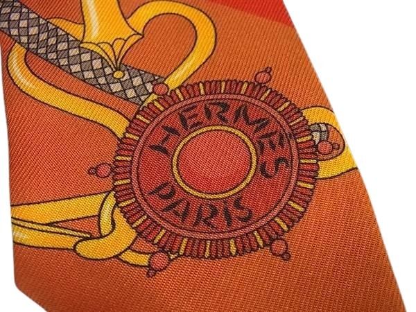 HERMES エルメス リボンスカーフ ツイリー マルチカラー シルク100% レディース Festival des Amazones アマゾンの祭典