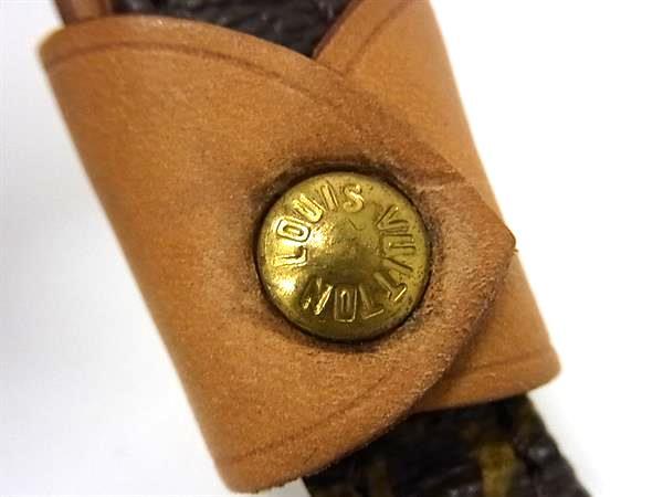 LOUIS VUITTON ルイヴィトン ドッグリード モノグラム レッス バクスターMM M58056 ブラウン PVC レザー ユニセックス 犬用 ペット用品