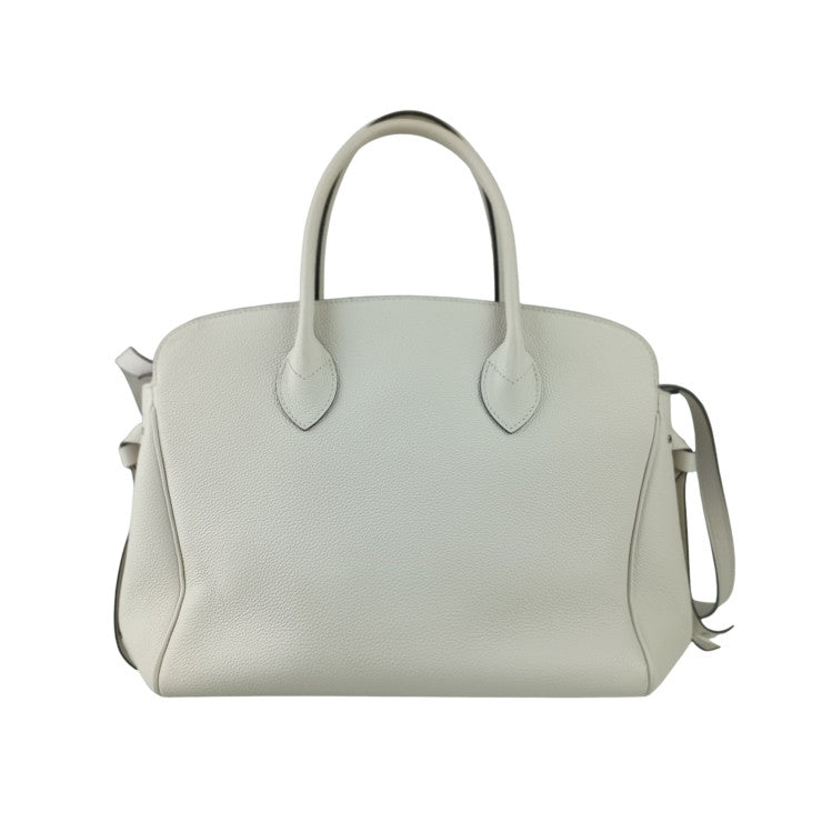 LOUIS VUITTON ルイヴィトン ハンドバッグ ミラMM M55024 ホワイト カーフ レディース 2WAY シルバー金具 美品