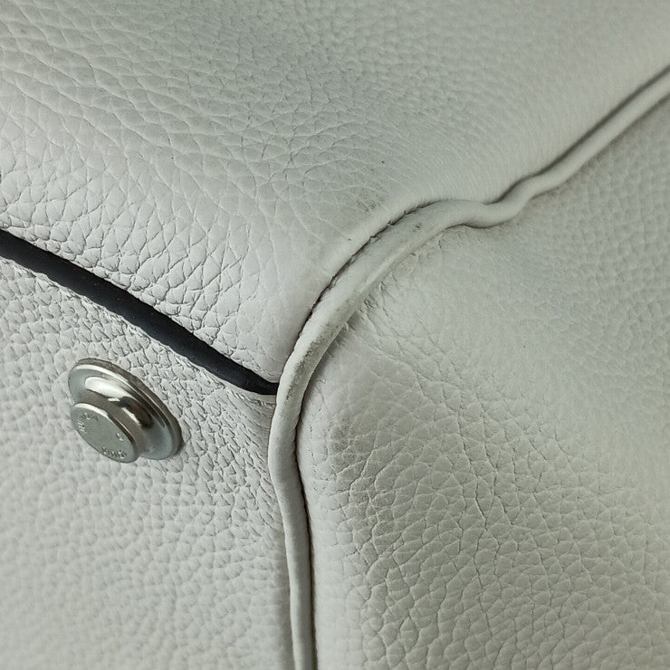 LOUIS VUITTON ルイヴィトン ハンドバッグ ミラMM M55024 ホワイト カーフ レディース 2WAY シルバー金具 美品