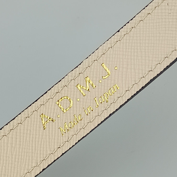 ADMJ エーディーエムジェー ショルダーバッグ/クロスボディバッグ クチュールクリスタル ブロンズ カーフレザーシュリンク スワロフスキークリスタル レディース 新品未使用展示品