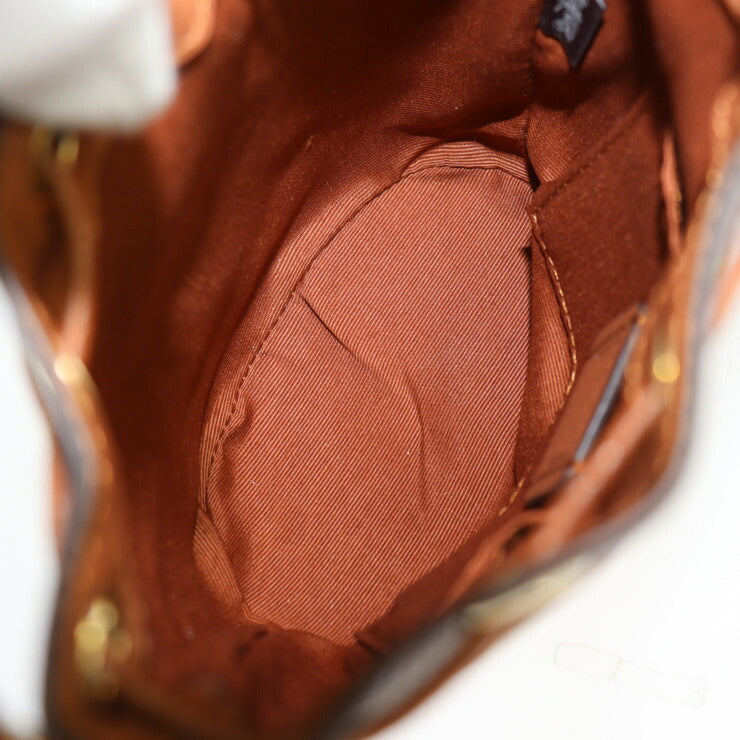 新古未使用展示品 COACH コーチ デンプシー ドローストリング バケット 15 ハンドバッグ C5639 シグネチャー ジャガード × レザー ブラウン系 ゴールド金具 2WAY ショルダーバッグ ミニバッグ 巾着型