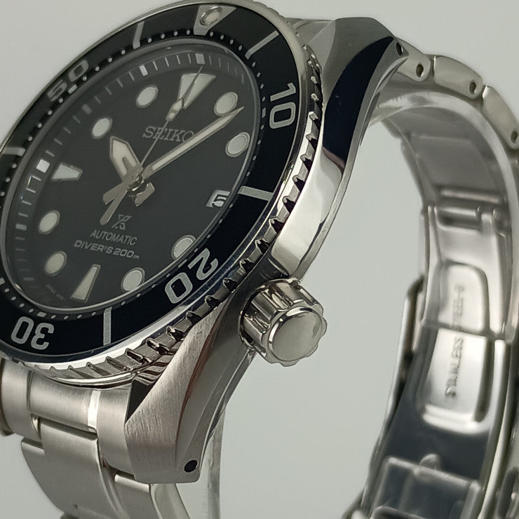 美品 SEIKO セイコー 腕時計 プロスペックス ダイバー スキューバ SBDC083 シルバー ブラック文字盤 ステンレス メンズ SUMO スモウ