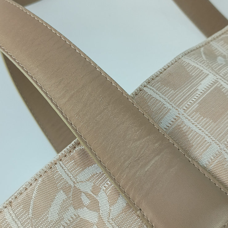 CHANEL シャネル トートバッグ ニュートラベル トートＧＭ A15825 ベージュ キャンバス レザー レディース ショルダーバッグ