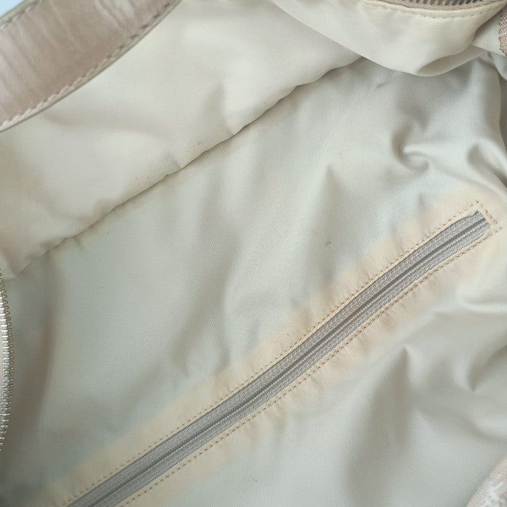 CHANEL シャネル トートバッグ ニュートラベル トートＧＭ A15825 ベージュ キャンバス レザー レディース ショルダーバッグ