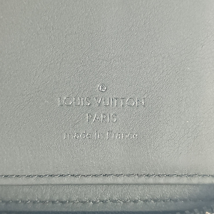 LOUIS VUITTON ルイ ヴィトン 長財布 ダミエ・アンフィニ ジッピーウォレット・ヴェルティカル N63548 オニキス シルバー金具 レザー メンズ ラウンドファスナー