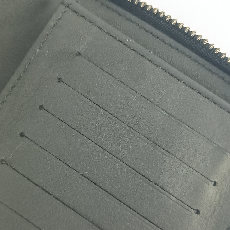 LOUIS VUITTON ルイ ヴィトン 長財布 ダミエ・アンフィニ ジッピーウォレット・ヴェルティカル N63548 オニキス シルバー金具 レザー メンズ ラウンドファスナー