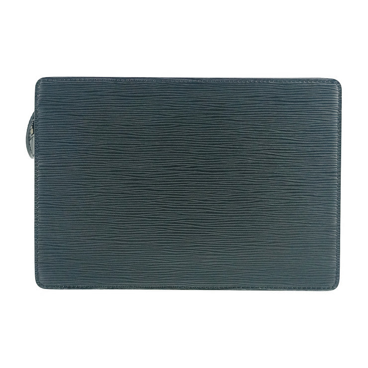 超美品 LOUIS VUITTON ルイ ヴィトン セカンドバッグ ポシェット オム M52522 ブラック ゴールド金具 エピレザー メンズ