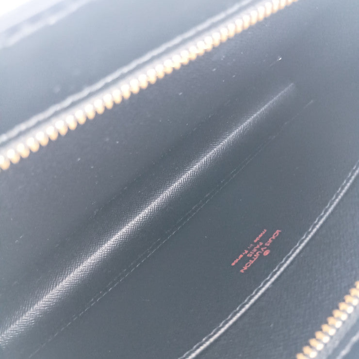 超美品 LOUIS VUITTON ルイ ヴィトン セカンドバッグ ポシェット オム M52522 ブラック ゴールド金具 エピレザー メンズ