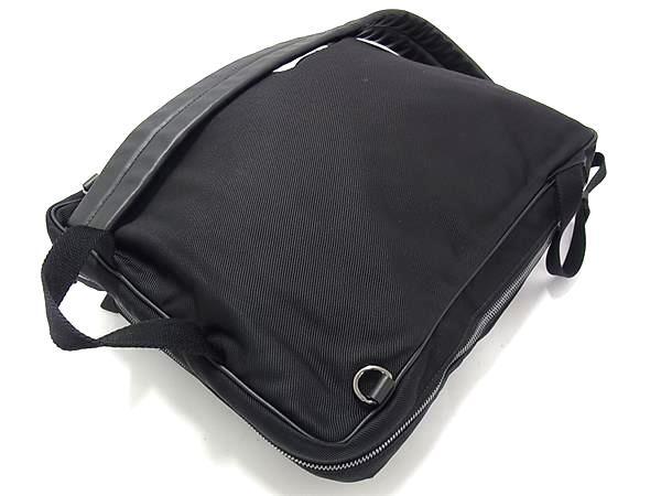 VALENTINO GARAVANI ヴァレンティノ ガラヴァーニ ショルダーバッグ Supervee VLTN バックパック VY2B0A53DZK ブラック テキスタイル × レザー メンズ 美品