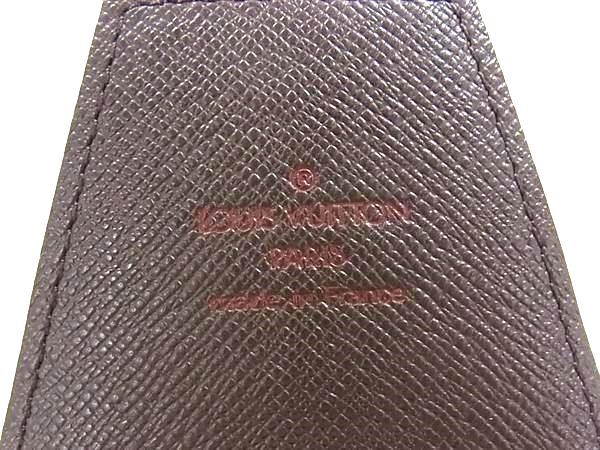 LOUIS VUITTON ルイヴィトン 煙草ケース ダミエ エテュイ シガレット N63024 エベヌ PVC レザー ユニセックス