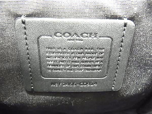 COACH コーチ ショルダーバッグ ルーカス クロスボディ CO914 ブラック レザー メンズ ミニバッグ ポシェット 美品
